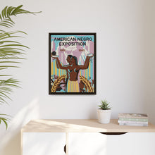 Poster for the American Negro Exposition in Chicago (1940) illustration by Robert Savon Pious.