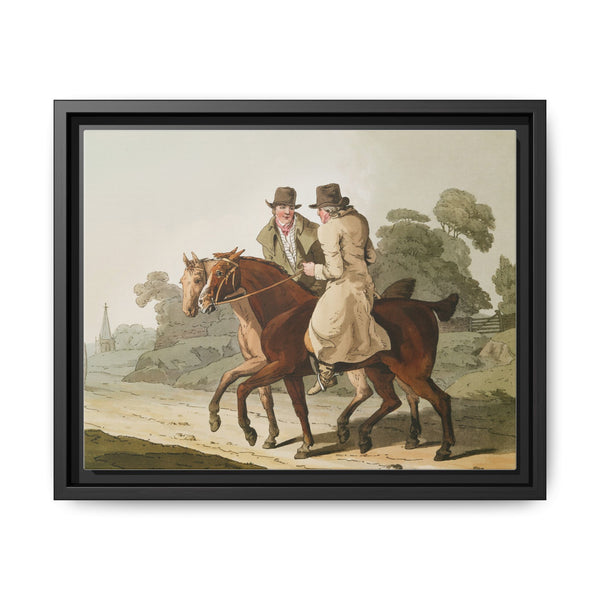 Illustration of farmers from The Costume of Yorkshire (1814) by George Walker - NOMADEN ART GALLERY