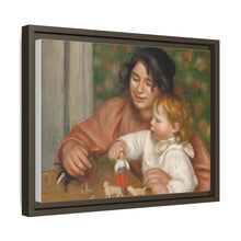 El niño con juguetes de Pierre-Auguste Renoir, Gabrielle y el hijo del artista, Jean (1895-1896) 