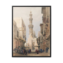 Bullack Cairo illustration by David Roberts (1796–1864) - Canvas Wall Art - NOMADEN ART GALLERY