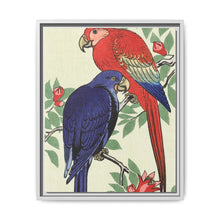 Red and a blue parrot (1925 - 1936) by Ohara Koson - NOMADEN ART GALLERY