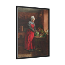 A Cook in a Red Apron in the Inn at Vaugirard (1862) by Léon Bonvin