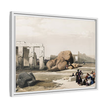 Fragment of the Great Colossi at the Memnonium Thebes illustration by David Roberts (1796–1864)