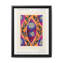 Flower pochoir pattern in Art Nouveau oriental style - NOMADEN ART GALLERY