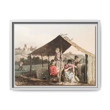 Illustration of teasel field from The Costume of Yorkshire (1814) by George Walker - NOMADEN ART GALLERY