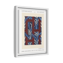 Estampado de pochoir con estampado de flores Art Nouveau en estilo oriental. Original de nuestra propia edición de 1914 de Samarkande.