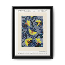 Butterfly pochoir pattern in Art Nouveau oriental style - NOMADEN ART GALLERY
