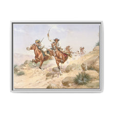 Apache Indians on Horseback by Herman Wendelborg Hansen - NOMADEN ART GALLERY