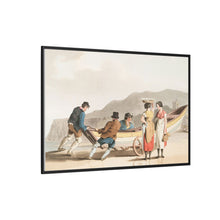 Illustration of fishermen from The Costume of Yorkshire (1814) by George Walker