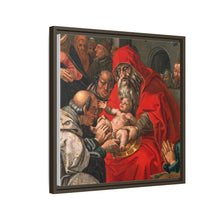 The circumcision of Christ. Oil painting after Hendrik Goltzius