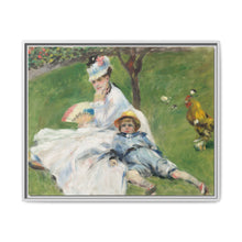 Pierre-Auguste Renoir's Madame Monet and Her Son (1874) - NOMADEN ART GALLERY