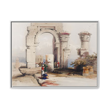 Ruins Temple on the Island of Biggeh Nubia illustration by David Roberts (1796–1864) - NOMADEN ART GALLERY