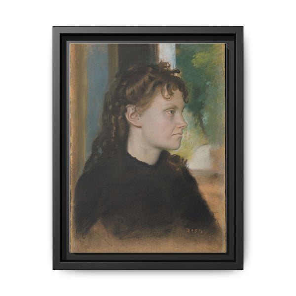 Madame Théodore Gobillard (Yves Morisot) (1869) by Edgar Degas. - NOMADEN ART GALLERY