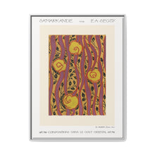 Flower pattern Art Deco stencil print in oriental style. Original from our own 1914 edition of Samarkande - NOMADEN ART GALLERY