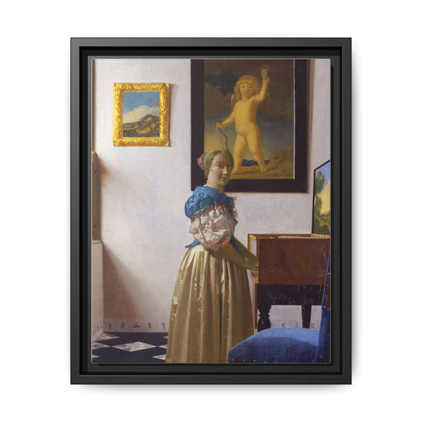 Johannes Vermeer’s Lady Standing at a Virginal (ca. 1670–1672)