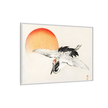 Flying crane by Kōno Bairei (1844-1895)