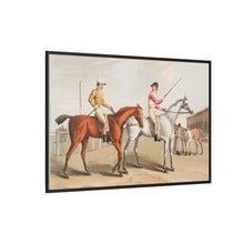 Illustration of jockies from The Costume of Yorkshire (1814) by George Walker