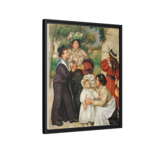 La familia del artista (La Famille de l'artiste) (1896) de Pierre-Auguste Renoir. 