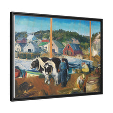 Ox Team, Wharf at Matinicus (1916)