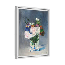 Flores en un jarrón de cristal (c.1882) de Edouard Manet.