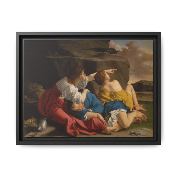 Lot and His Daughters by Orazio Gentileschi - NOMADEN ART GALLERY