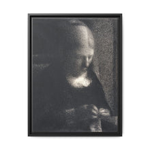 The Artist’s Mother Doing Embroidery (ca. 1882–1883) by Georges Seurat. - NOMADEN ART GALLERY