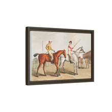 Illustration of jockies from The Costume of Yorkshire (1814) by George Walker