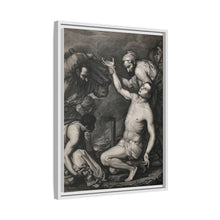 The martyrdom of Saint Laurence of Rome. Etching after J. Ribera.