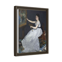 Retrato de Eva Gonzalés en el taller Manets (1870) de Edouard Manet