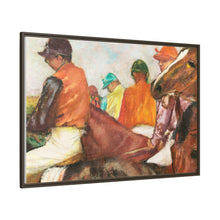 The Jockeys (ca. 1882) by Edgar Degas