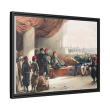 Interview with The Viceroy of Egypt at His palace at Alexandria illustration by David Roberts (1796–1864)