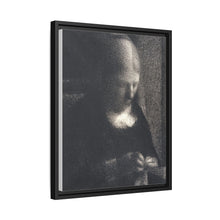 The Artist’s Mother Doing Embroidery (ca. 1882–1883) by Georges Seurat.