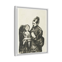 Nodriza con niño / La madre y el niño que llora (1902) de Edvard Munch. 