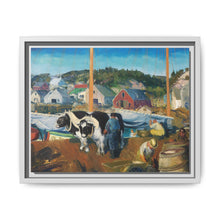 Ox Team, Wharf at Matinicus (1916) - NOMADEN ART GALLERY