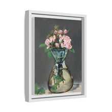 Rosas de musgo en un jarrón (1882) de Edouard Manet.
