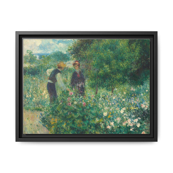 Picking Flowers (1875) by Pierre-Auguste Renoir - NOMADEN ART GALLERY