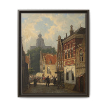 Dutch Street Scene (c. 1850–55) by Cornelis Springer - NOMADEN ART GALLERY