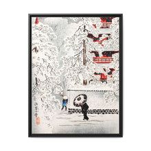 Snow at Asakusa, Yedo, Musashi Province print in high resolution by Hiroaki Takahashi (1871–1945) - NOMADEN ART GALLERY
