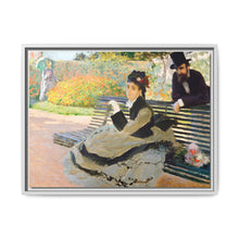 Camille Monet (1847–1879) on a Garden Bench (1873) by Claude Monet - NOMADEN ART GALLERY