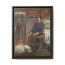 Hélène Rouart in her Father's Study (1886) by Edgar Degas - NOMADEN ART GALLERY