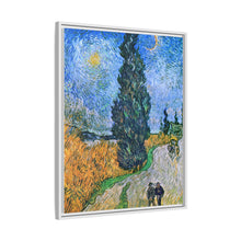 Vincent van Gogh's Road with Cypress and Star (1890) - NOMADEN ART GALLERY