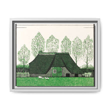 Farmhouse with thatched roof (1919) by Julie de Graag - NOMADEN ART GALLERY