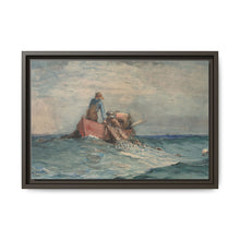 Hauling in the Nets (1887) by Winslow Homer - NOMADEN ART GALLERY