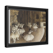 Ballet Rehearsal on Stage (1874) by Edgar Degas