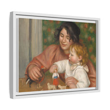 El niño con juguetes de Pierre-Auguste Renoir, Gabrielle y el hijo del artista, Jean (1895-1896) 