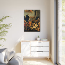 Saint Francis Xavier preaching and healing. Oil painting after Peter Paul Rubens.