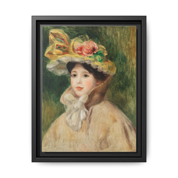 Woman with Capeline (Femme Ã la capeline) (early 1890s) by Pierre-Auguste Renoir - NOMADEN ART GALLERY