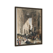 Bazaar of the silk mercers, Cairo illustration by David Roberts (1796–1864)