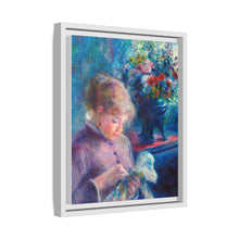 Mujer joven cosiendo (1879) de Pierre-Auguste Renoir.