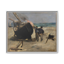 Tarring the Boat (Le Bateau goudronné) by Édouard Manet - NOMADEN ART GALLERY